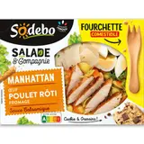Sodebo Salade & Cie Manhattan Œuf Poulet Rôti Fromage 320g