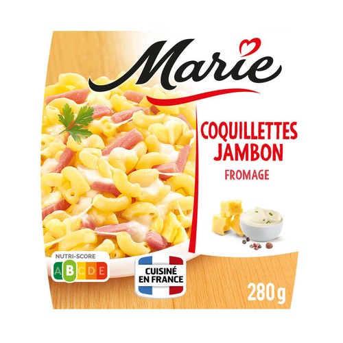 Marie Coquillettes au jambon et au fromage 280g