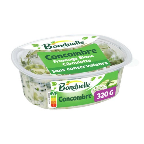 Bonduelle Concombres au Fromage Blanc & Ciboulette 320g