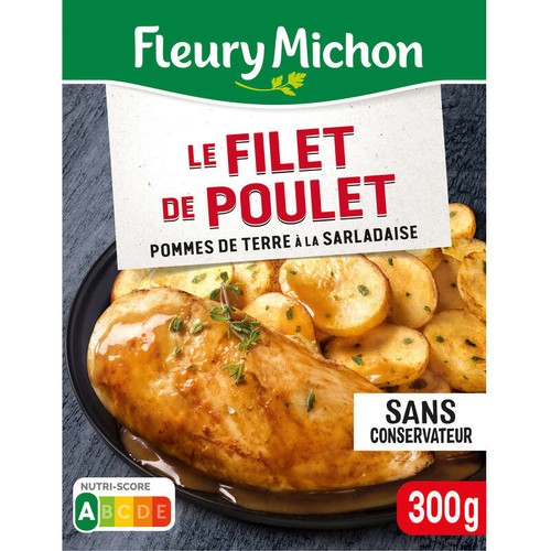 Fleury Michon Filet De Poulet Pommes De Terre À La Sarladaise 300g