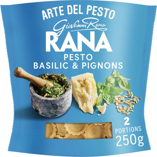 Rana Pâtes Fraiches Girasoli Pesto Basilic et Pignons 250g
