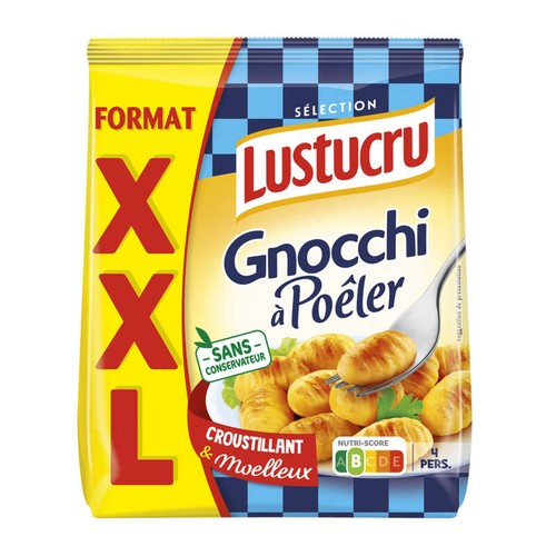 Lustucru Gnocchi à poêler format XXL 720g