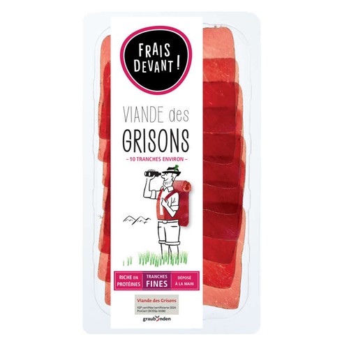Frais Devant ! Viande des grisons IGP 60g