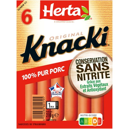 Herta Knacki Original x6 pièces