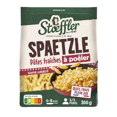 Stoeffler Pâtes Fraîches Spaetzle à Poêler 300g