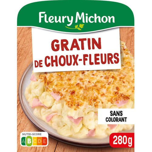 Fleury Michon Gratin de Choux-Fleurs Au Jambon 280g