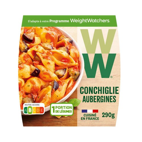 Weight Watchers Conchiglie aux aubergines 290g