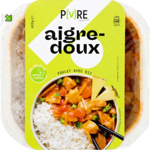Pure Poulet Aigre-Doux Avec Riz 400g