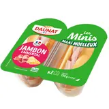 Daunat Sandwich le mini jambon emmental, pain nature 130g