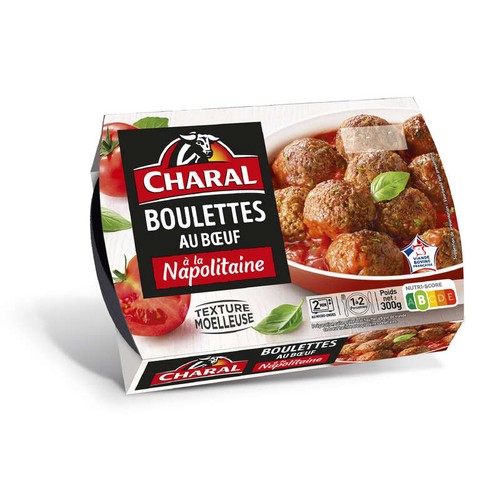 Charal Boulettes au Bœuf Sauce Napolitaine 300g