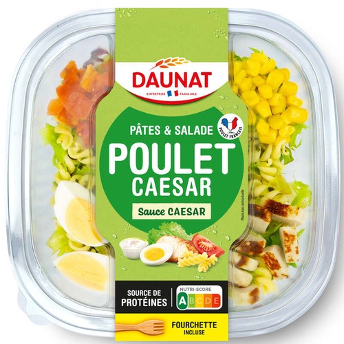 Dauna Pâtes & Salades Poulet Caesar Sauce Caesar 250g