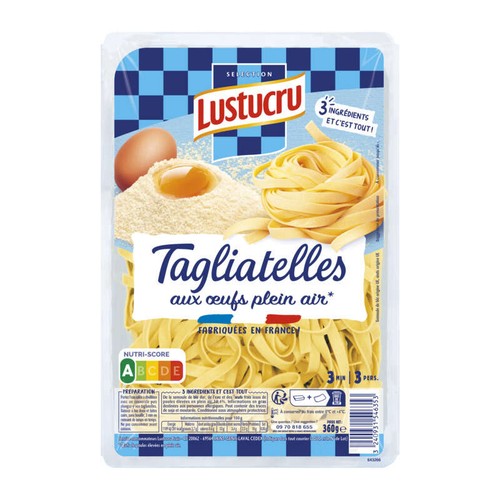 Lustucru Tagliatelles aux œufs frais 360g