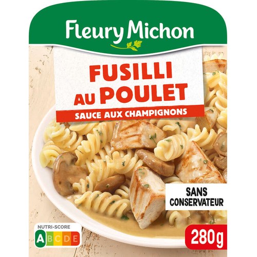 Fleury Michon Fusilli au Poulet Sauce champignon 280g