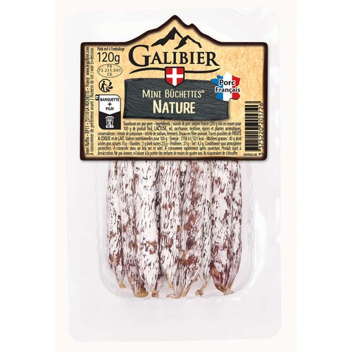 Galibier Mini Bûchettes Nature 120g