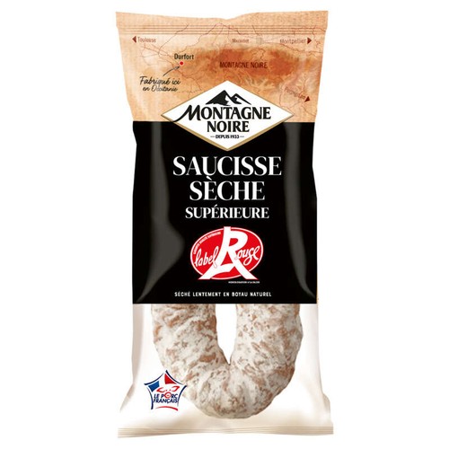 Montagne Noire Saucisse sèche courbe label rouge 225g