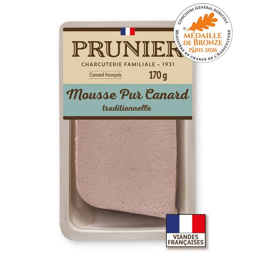 Prunier Mousse Pur Canard 170g