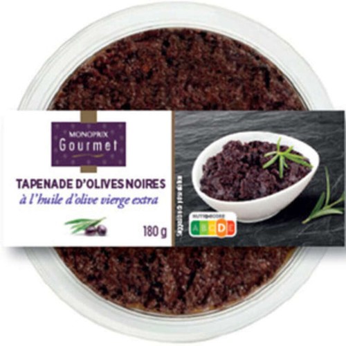 Monoprix Gourmet Tapenade d'Olives Noires 150g