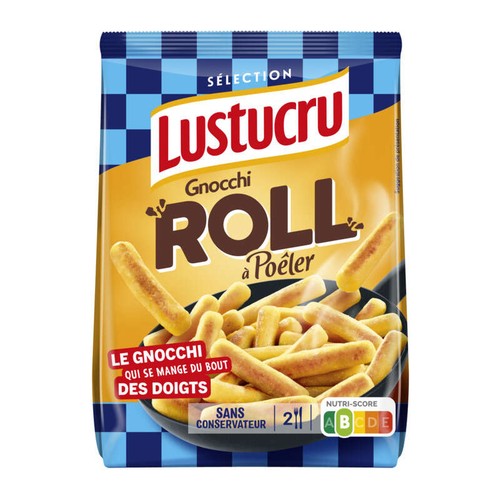 Lustucru Pâtes Fraîches Gnocchi Roll à Poêler 300g