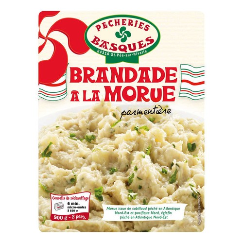 Pecheries Basques Brandade de Morue 900g