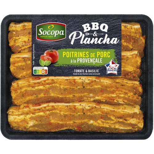 Socopa Poitrine De Porc À La Provençale X4 380g
