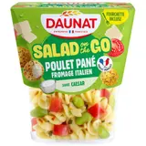 Daunat Salad on the go poulet pane fromage italien sauce Caesar 270g