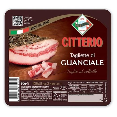 Citterio Tagliette Guanciale 90g