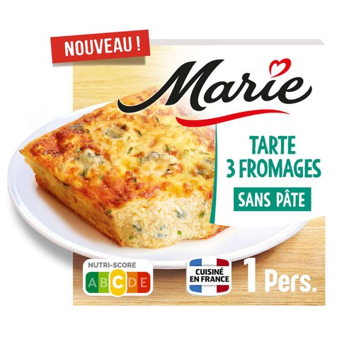Marie Tarte 3 Fromages Sans pâte 180g