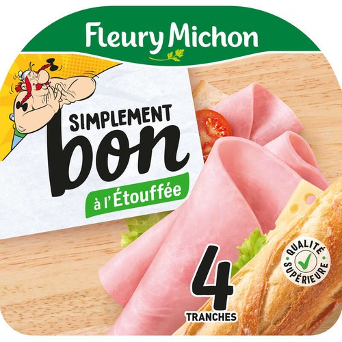 Fleury Michon Simplement Bon Jambon Sans Couenne x4 tranches