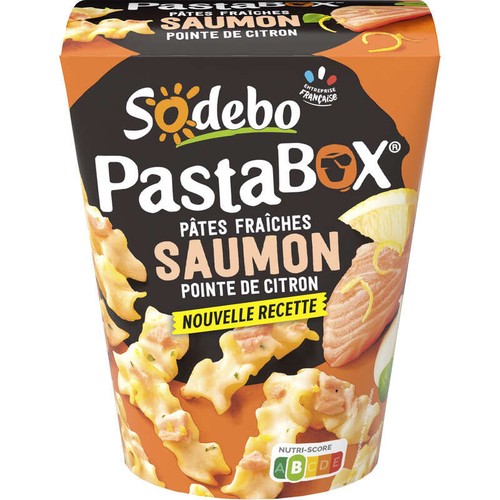Sodebo Pasta Box Fusilli au saumon 300g