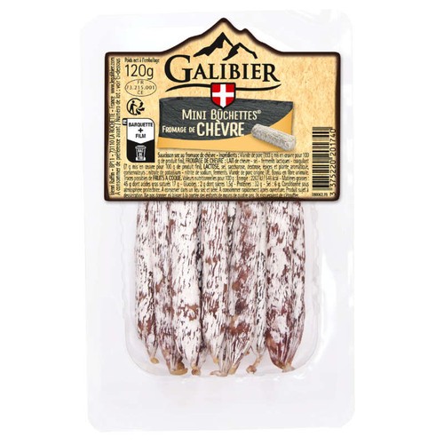 Galibier Les Mini Bûchettes Fromage de Chèvre 120g