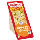 Daunat Club classique poulet rôti mayonnaise 160g