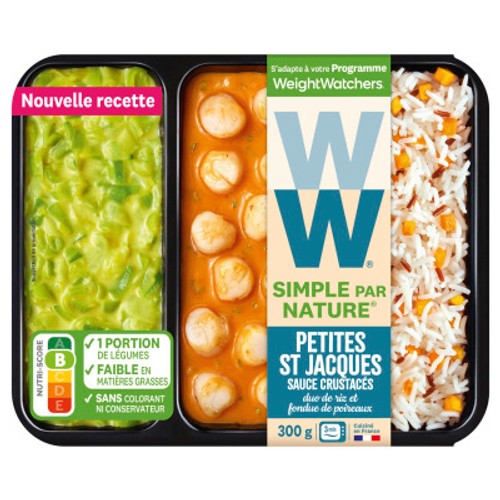 WeightWatchers Petites St Jacques Duo Riz 300g