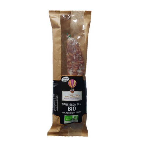 Léon Chaillot Saucisson Pur Porc Bio 200g