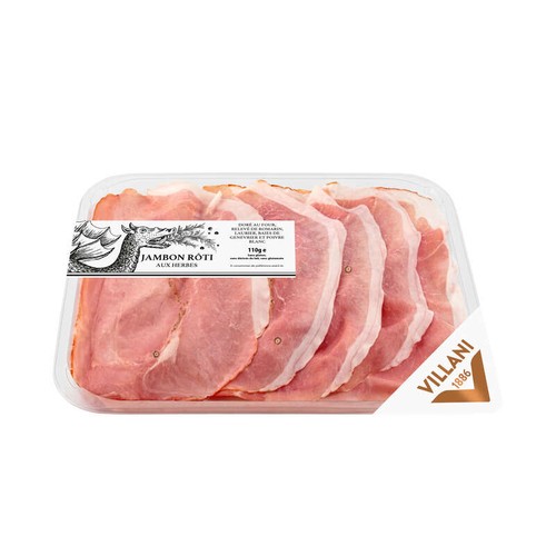Villani Jambon cuit rôti aux herbes 110g