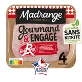 Madrange Gourmand & Engagé Jambon en tranche x4