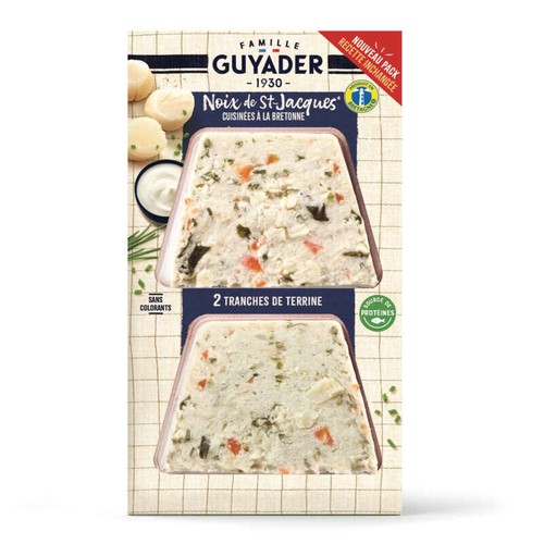 Guyader Terrine Bretonne aux noix de Jacques 2x60g