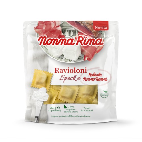 Nonna Rina Ravioloni speck robiola 250g