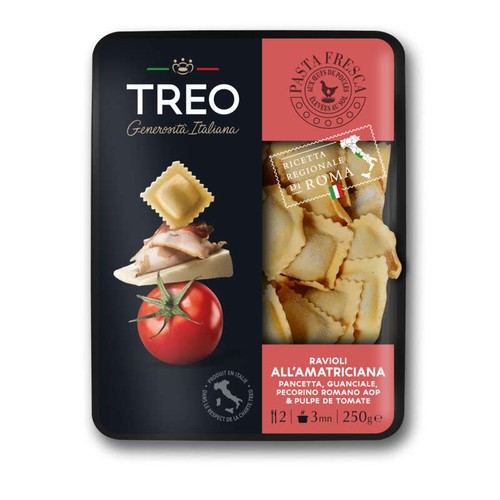 Treo Ravioli all'amatriciana 250g