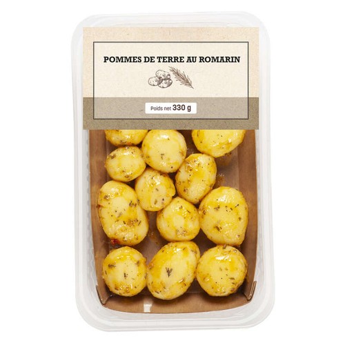 Distribué par JECA Pommes de terre au romarin 330g