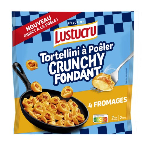 Lustucru Tortellini a Poêler Crunchy fondant 4 fromages 280g
