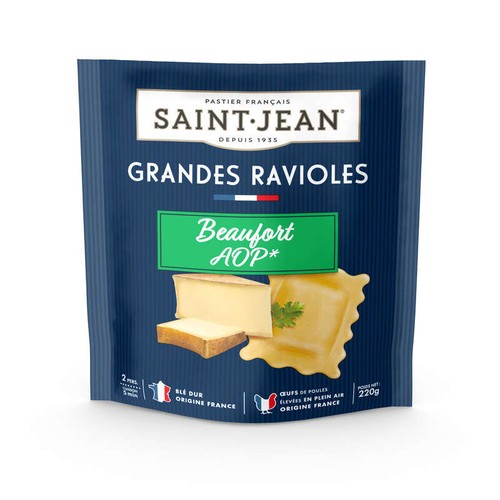 Saint Jean Grandes Ravioles au Beaufort AOP 220g