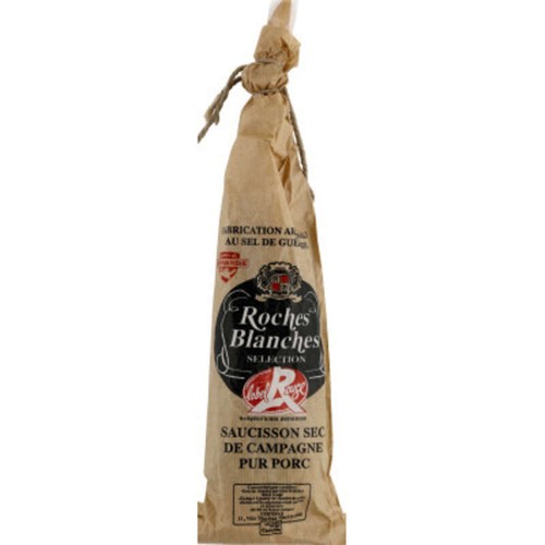 Robes Blanches Saucisson sec de campagne label rouge 200g