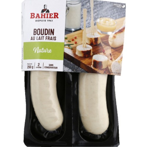 Bahier Boudin Blanc Nature 250g
