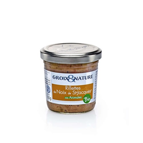Groix & Nature Rillettes De Noix De St Jacques Aux Aromates Bio