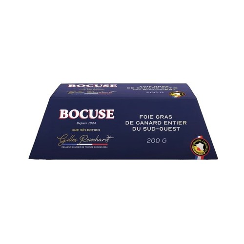 Bocuse Foie Gras de Canard Entier du sud-ouest barquette 200g