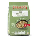 Sabarot Blé Lentilles tomate & Basilic 280g