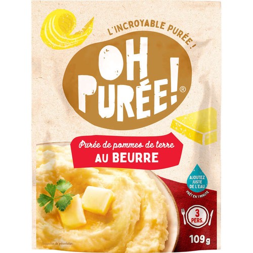 OH PURÉE ! Purée  Beurre 109g