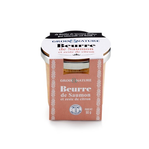 Groix & Nature Beurre de Saumon & Zeste de Citron 90g