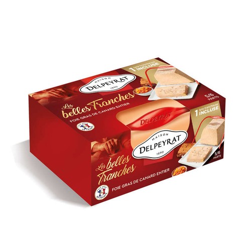 Delpeyrat Les belles Tranches Foie gras de canard entier 170g