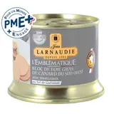 Jean Larnaudie l'Emblematique Bloc de Foie Gras de Canard du Sud-Ouest au Sel de Guérande 150g